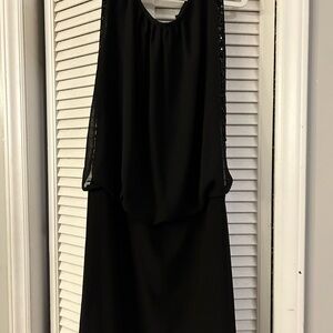 Black Sleeveless Cocktail Dress